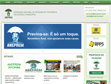 Tablet Screenshot of aneprem.org.br